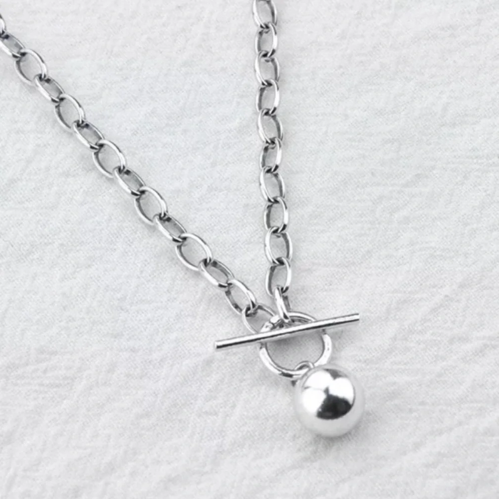 “18” ROUND BEAD 925 STERLING SILVER NECKLACE, NICE NECKLACE, CUTE NECKLACE - Picture 6 of 6